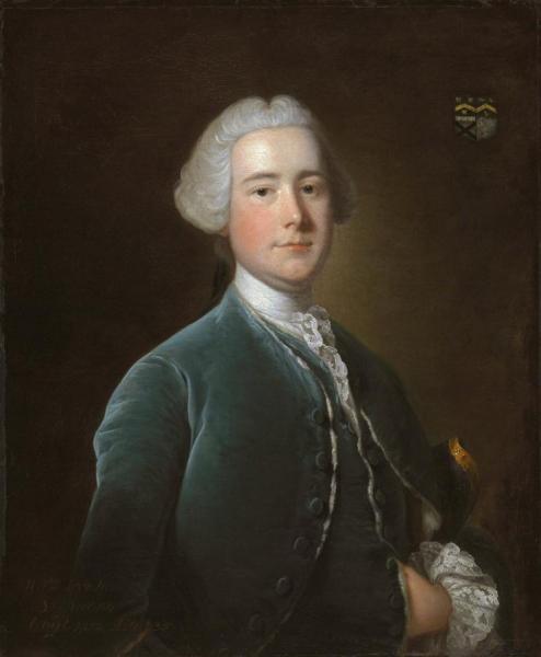 Portrait Of William Fytche Of Bengal by Thomas Hudson