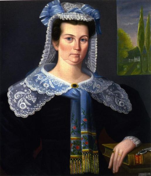 Elizabeth Thatcher Corbin Major Of 'fairview' Plantation, Culpeper County, Virginia by Thomas Jefferson Wright Oil Painting Reproductions