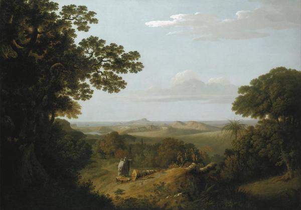 View Of The Campi Flegrei From The Camaldolese Convent Near Naples by Thomas Jones