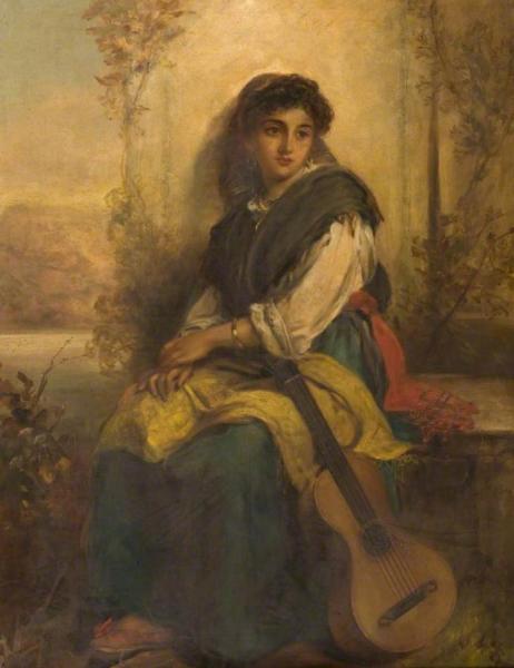 Thomas Kent Pelham A Minstrel Of The Basque Provinces