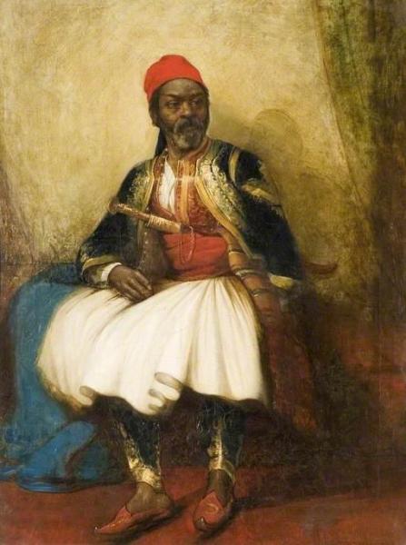 Thomas Kent Pelham Portrait Of A Moor In National Costume