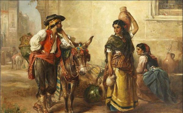 Thomas Kent Pelham The Gossips