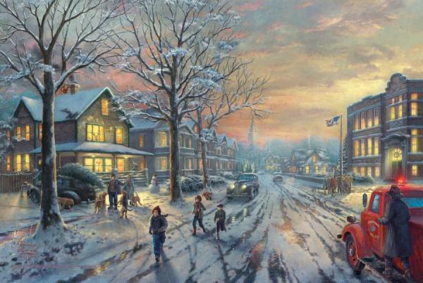 A Christmas Story by Thomas Kinkade