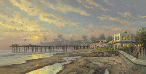 Capitola Sunset by Thomas Kinkade