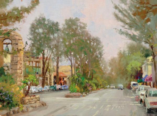 Carmel Ocean Avenue by Thomas Kinkade
