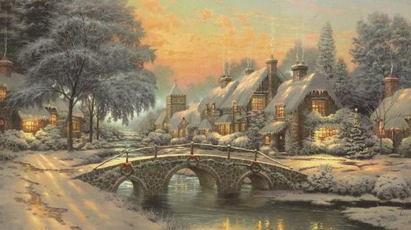 Christmas 1 by Thomas Kinkade