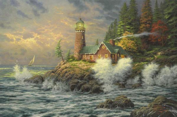 Courage by Thomas Kinkade