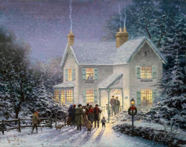 Evening Carolers by Thomas Kinkade