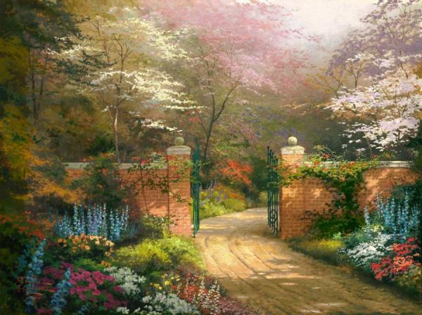 Thomas Kinkade Gate Of New Beginnings