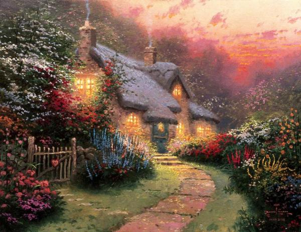 Thomas Kinkade Glory Of Evening