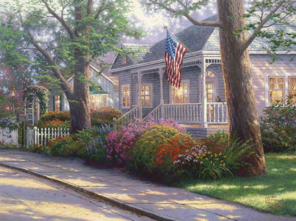 Hometown Pride by Thomas Kinkade