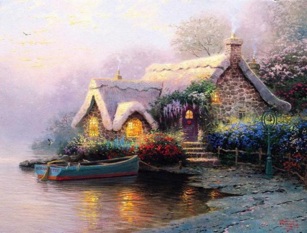 Thomas Kinkade Lochaven Cottage