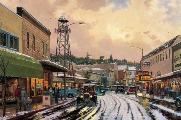 Main Street Matinee by Thomas Kinkade