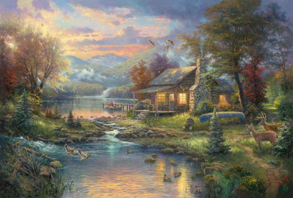 Nature Paradise by Thomas Kinkade