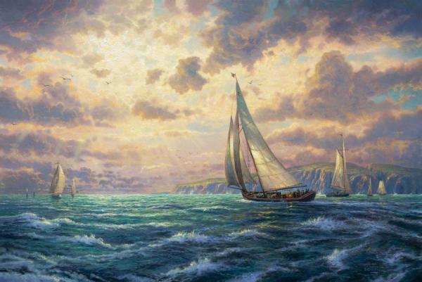 New Horizons by Thomas Kinkade Oil Painting Reproductions