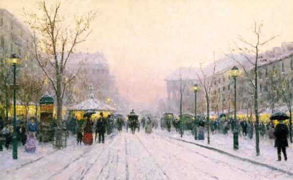 Paris Snowfall by Thomas Kinkade