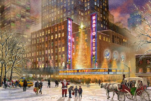 Radio City Music Hall by Thomas Kinkade