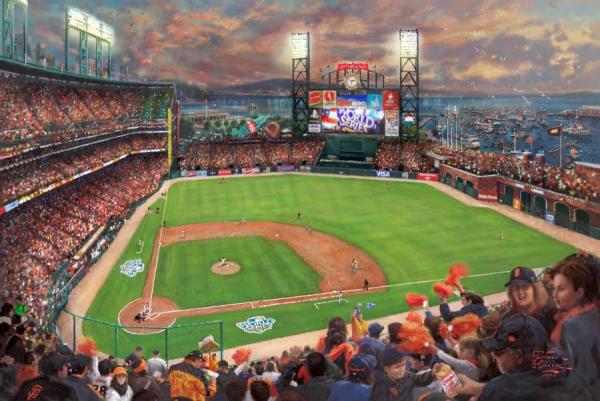 San Francisco Giants It Our Time! by Thomas Kinkade