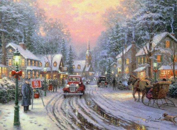 Seasons Of Giving by Thomas Kinkade