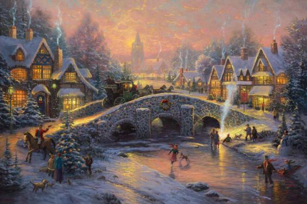 Spirit Of Christmas by Thomas Kinkade