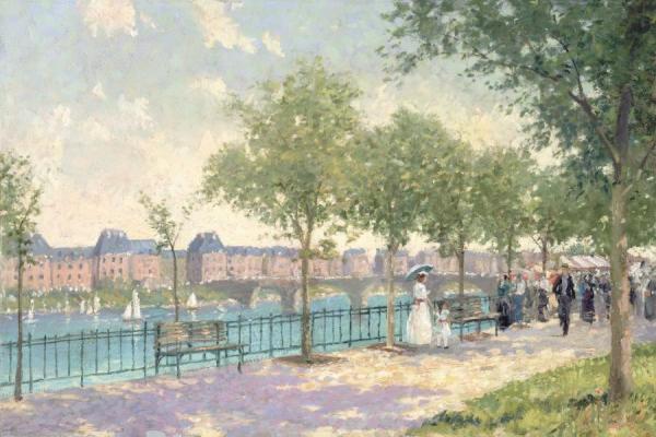 Sunday Stroll by Thomas Kinkade