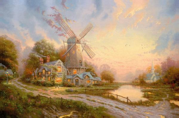 The Wind Of The Spirit by Thomas Kinkade
