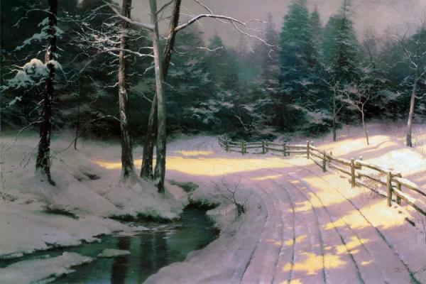 Winter Glen by Thomas Kinkade