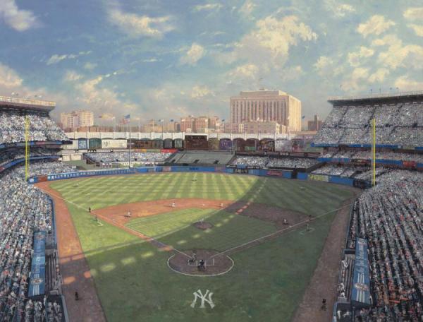 Yankee Stadium by Thomas Kinkade