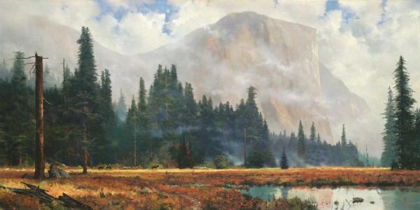 Yosemite Meadow by Thomas Kinkade