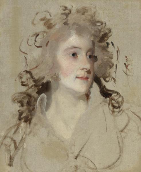 Portrait Bust Of A Lady by Thomas Lawrence