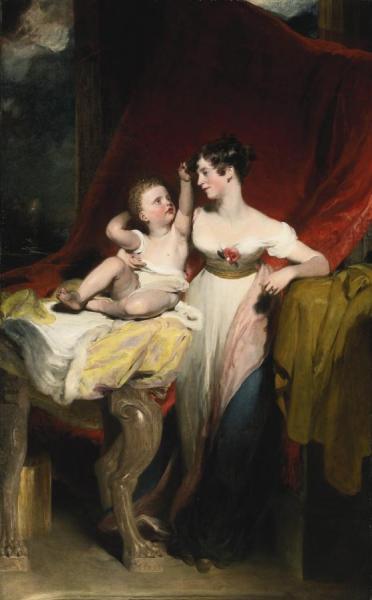 Portrait Of Anne,viscountess Pollington by Thomas Lawrence Oil Painting Reproductions