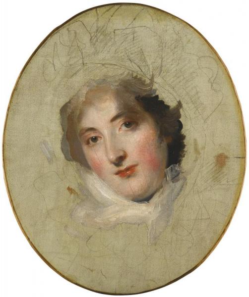 Portrait Of Frances Anne,lady Crewe (1748-1818) by Thomas Lawrence