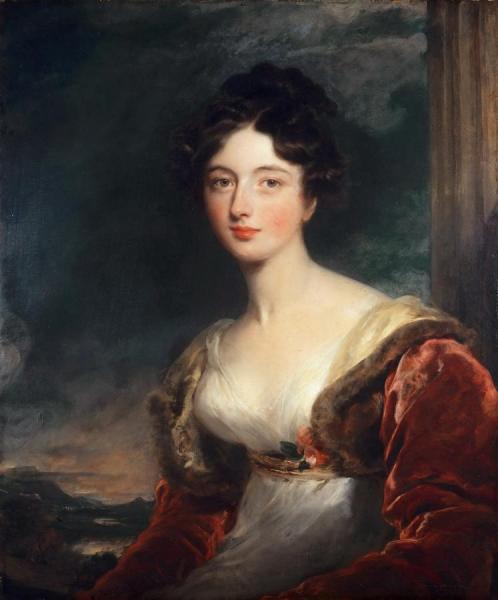 Portrait Of Mrs James Fraser Of Castle Fraser by Thomas Lawrence
