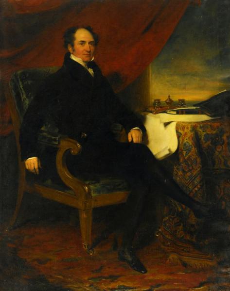 Portrait Of Nathaniel Von Werthemstein by Thomas Lawrence