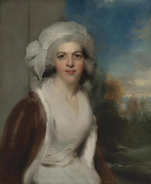 Portrait Of Rebecca,lady Simeon by Thomas Lawrence