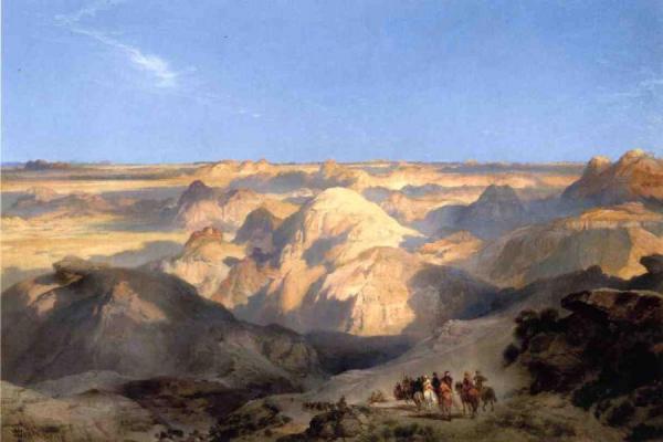 Badlands Of The Dakota by Thomas Moran Oil Painting Reproductions