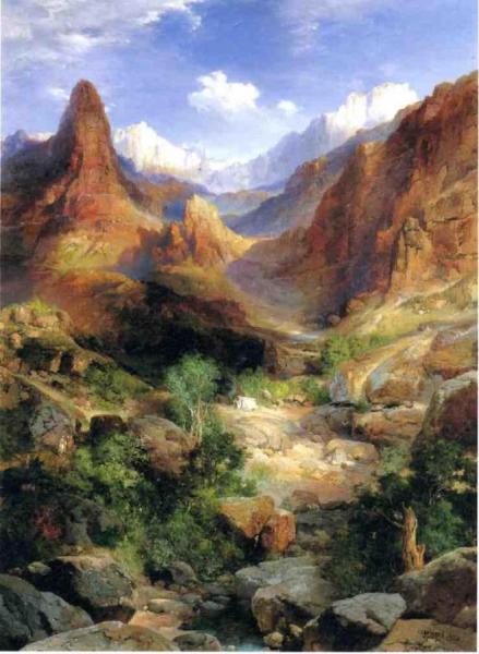 Bright Angel Trail by Thomas Moran