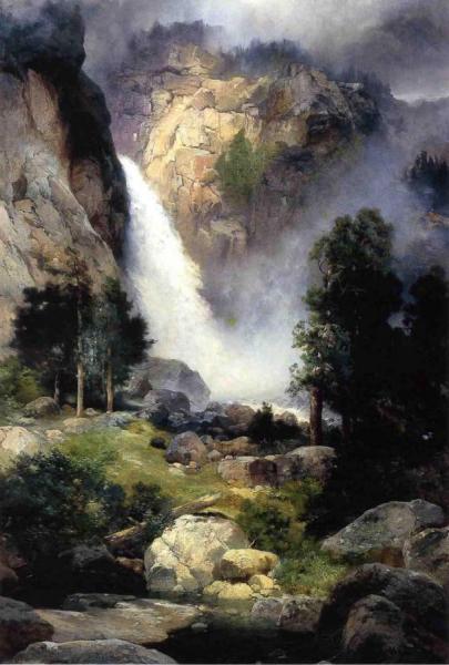 Thomas Moran Cascade Falls, Yosemite