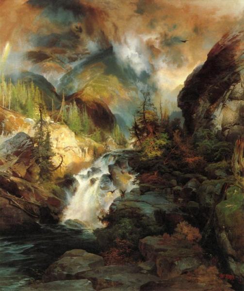 Children Of The Mountain by Thomas Moran