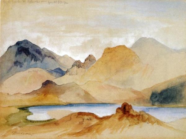 Cinnabar Mountain, Yellowstone River by Thomas Moran