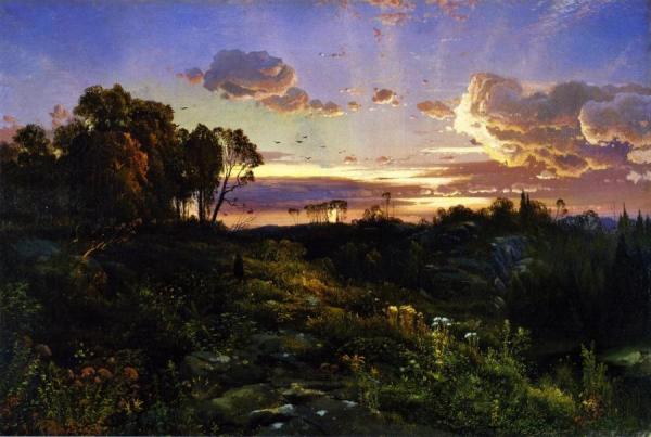 Dusk Wings by Thomas Moran