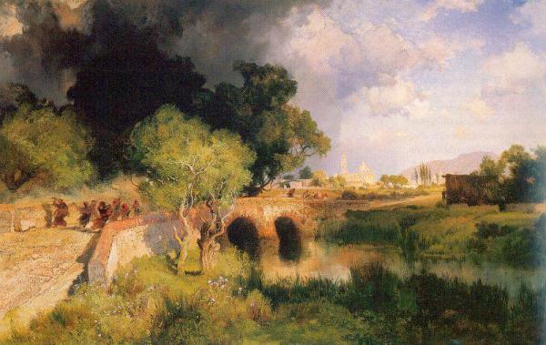 Gathering Storm Near Maravatio, Mexico by Thomas Moran