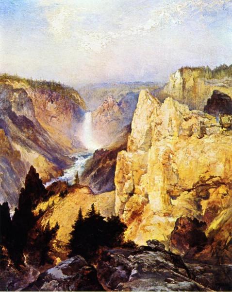 Grand Canyon Of The Yellowstone by Thomas Moran