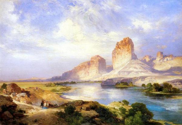 Green River, Wyoming by Thomas Moran