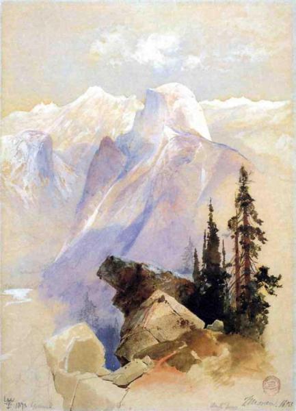 Half Dome, Yosemite by Thomas Moran