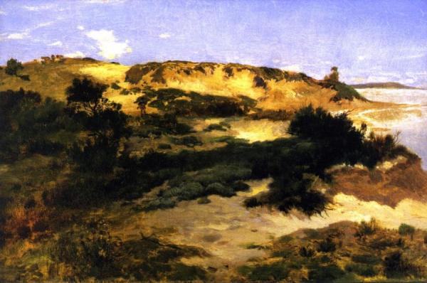 Hunter In A Landscape by Thomas Moran