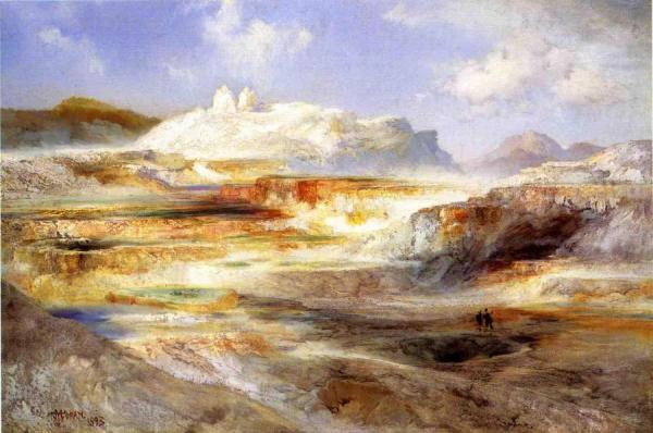 Jupiter Terrace, Yellowstone by Thomas Moran