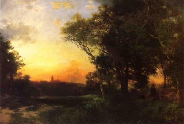 Mexican Landscape Near Cuernavaca by Thomas Moran