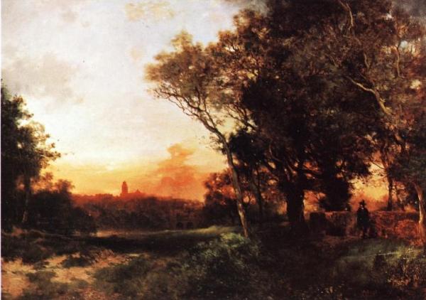 Mexico - Landscape by Thomas Moran