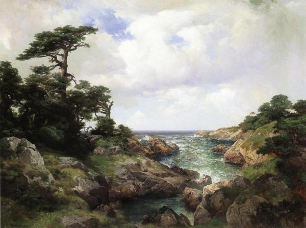 Thomas Moran Monterey Coast